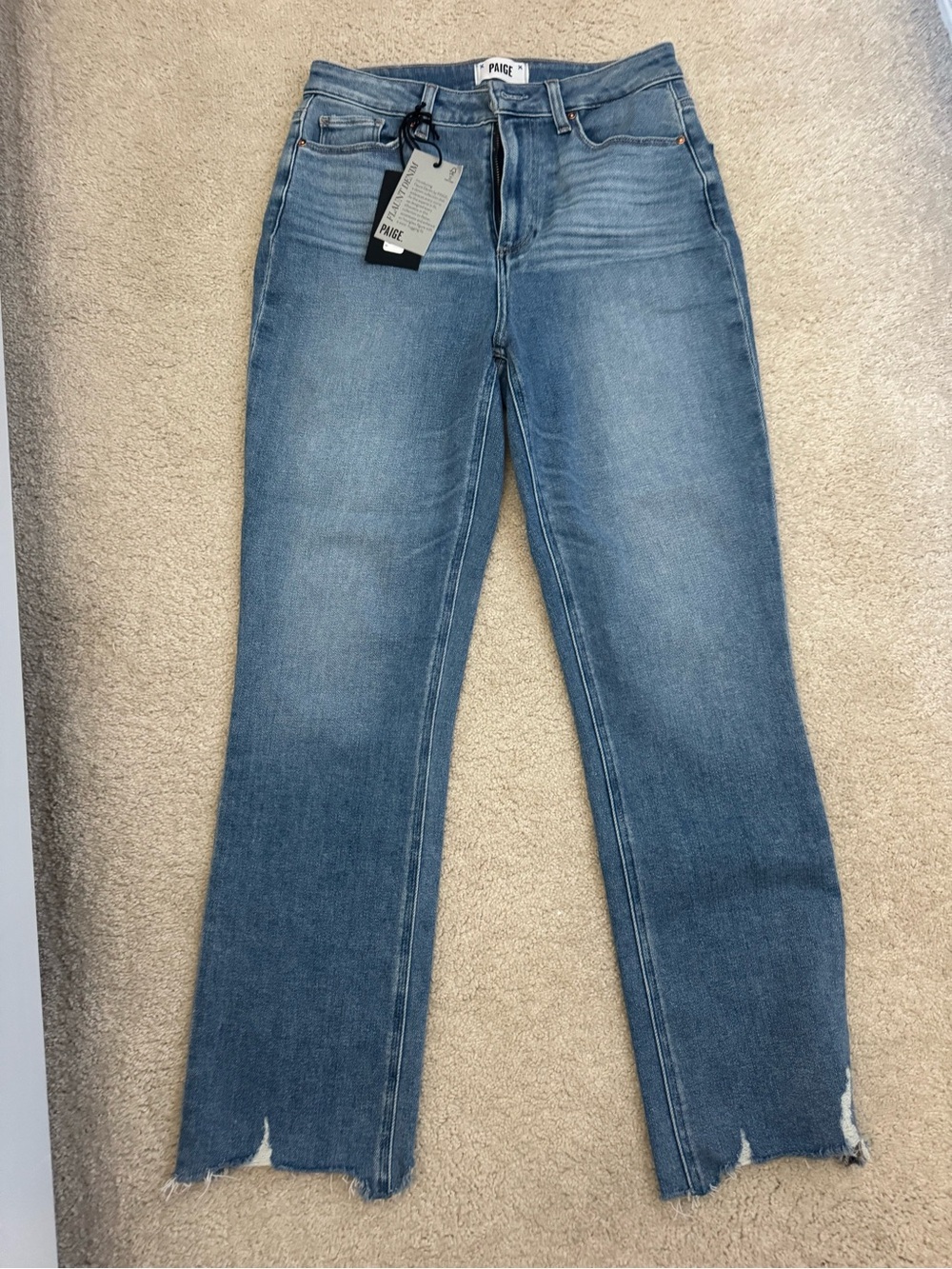 PAIGE NEW Flaunt Denim Collection Jeans in Light/Medium Blue Wash size 29